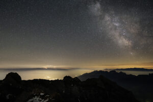 Licht, Stille, Gewitter - Nachthimmel Säntis