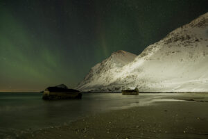 Mondlicht & Aurora - Nacht über Haukland
